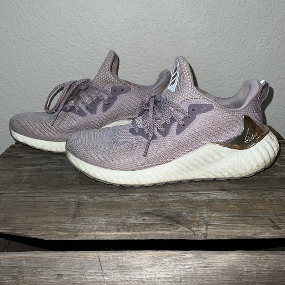 Adidas AlphaBoost SOFT VISION/COPPER METALIC/ORCHID TINT US M size 7 - Picture 3 of 7